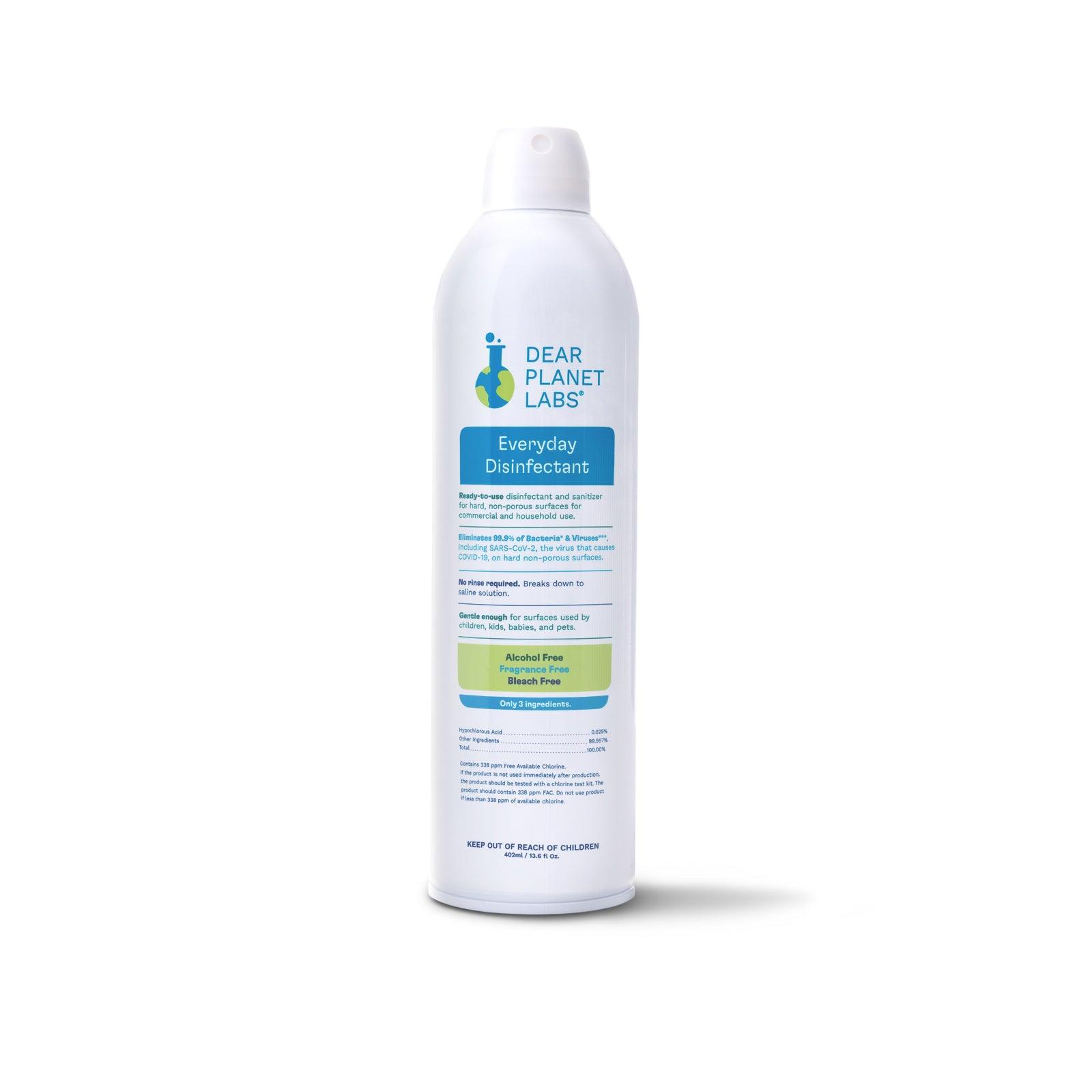 Hypochlorous Acid Disinfectant Spray - Dear Planet Labs
